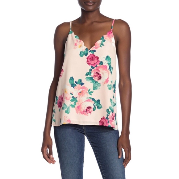 Nine West Women’s Printed Amber V-Neck Cami Blouse – Lightweight Top For Work Or Weekend - View #6